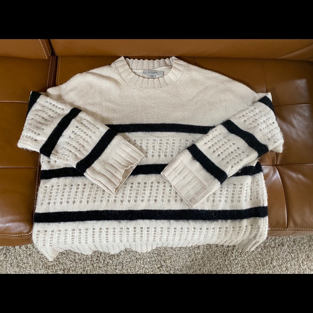 ALLSAINTS SIDDONS CASHMERE BLEND SWEATER